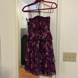 American Eagle Ruffle Halter dress